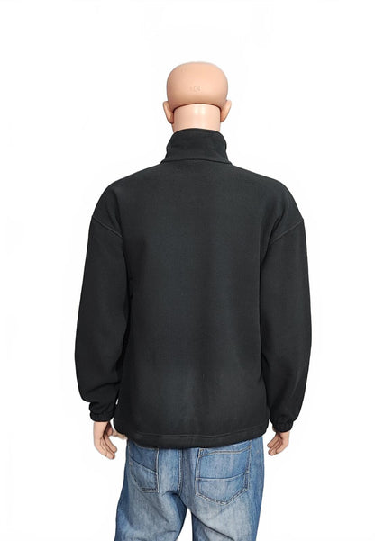 Vintage Helly Hansen Plain Faded Black Polartec Fleece Jacket Men Size XXL