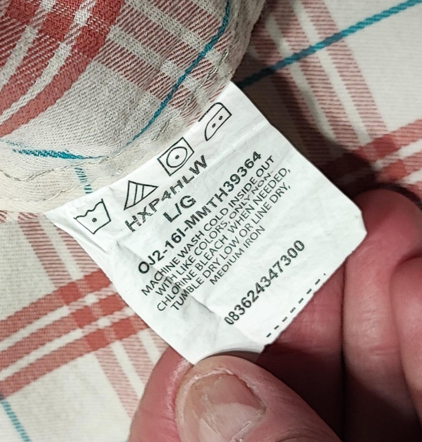 Vintage Wrangler Checked Long Sleeve Shirt Western Plaid Red Men's Size XL