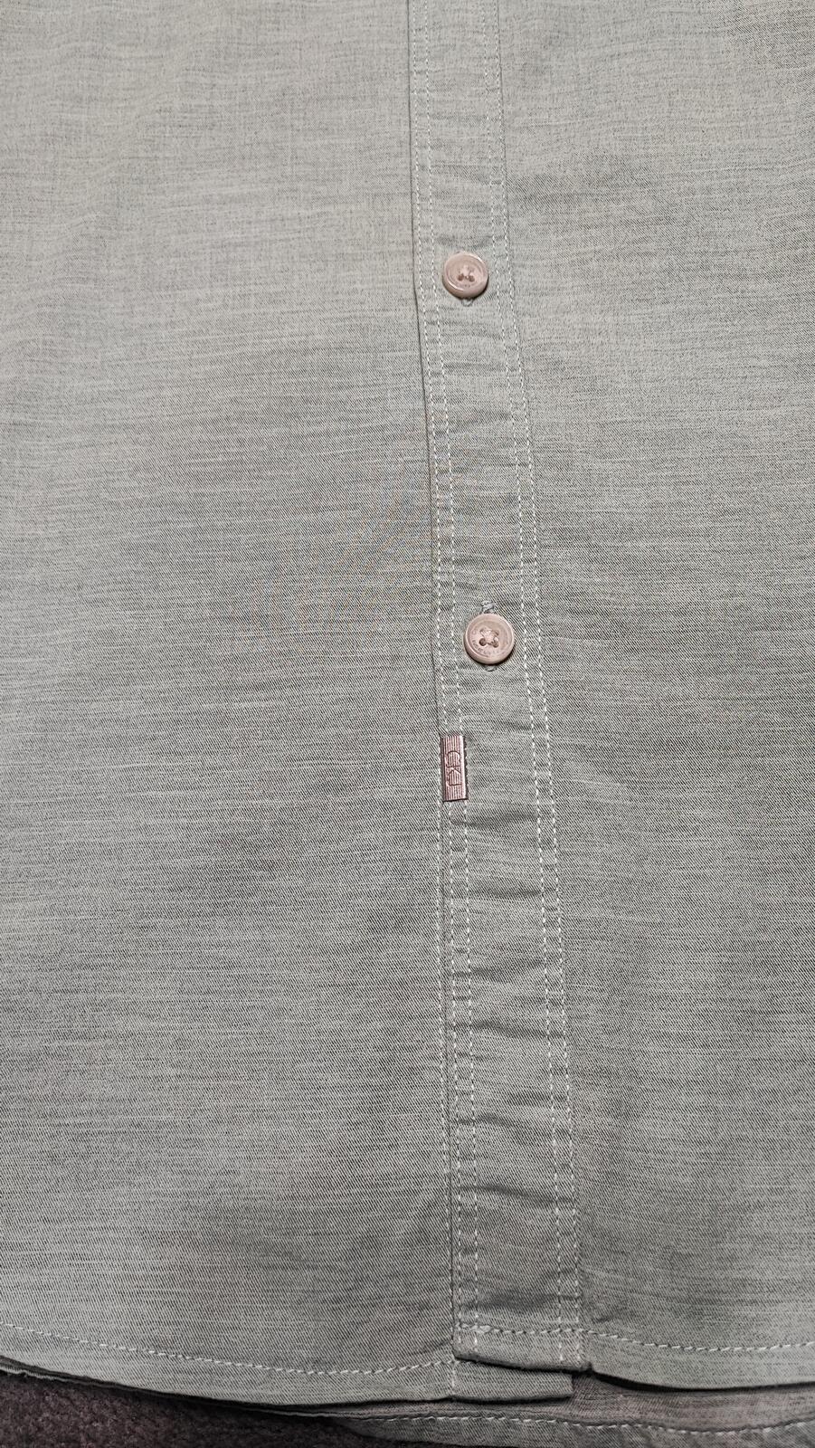 Vintage Calvin Klein Jeans Long Sleeve Shirt Sage Green Utility Men's Size M