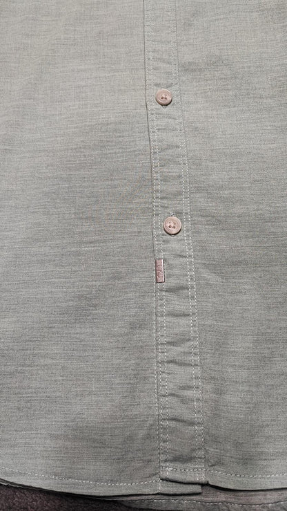 Vintage Calvin Klein Jeans Long Sleeve Shirt Sage Green Utility Men's Size M