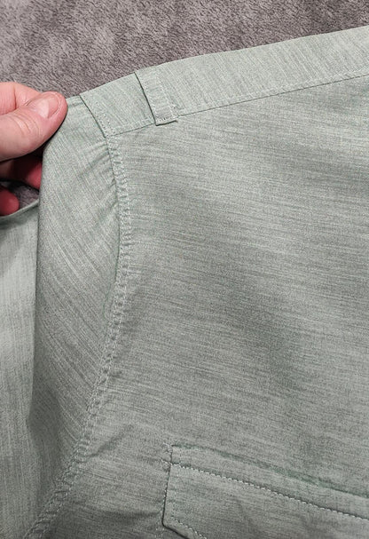 Vintage Calvin Klein Jeans Long Sleeve Shirt Sage Green Utility Men's Size M