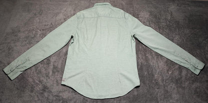 Vintage Calvin Klein Jeans Long Sleeve Shirt Sage Green Utility Men's Size M