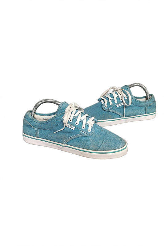 Vintage Vans Authentic Mixed Tone Low Top Skate Trainers Shoes Women Size UK 4
