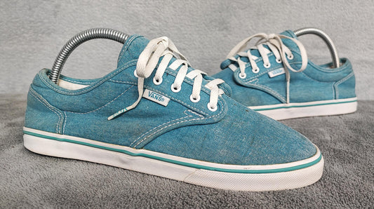 Vintage Vans Authentic Mixed Tone Low Top Skate Trainers Shoes Women Size UK 4