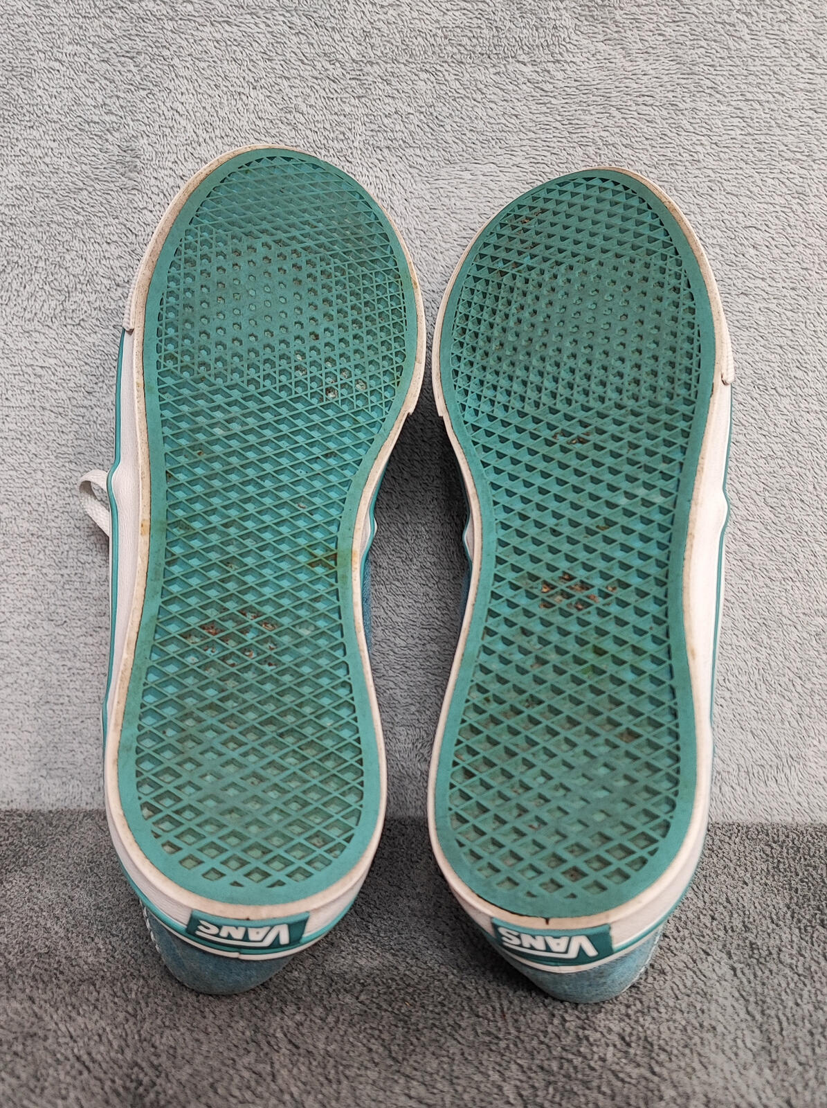 Vintage Vans Authentic Mixed Tone Low Top Skate Trainers Shoes Women Size UK 4