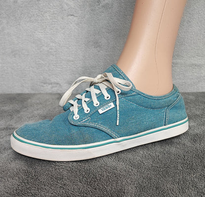 Vintage Vans Authentic Mixed Tone Low Top Skate Trainers Shoes Women Size UK 4