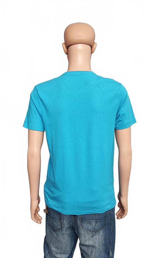 Vintage Dare 2B Gorpcore Graphic T-Shirt Blue Mountain Retro Y2K Men's Size M