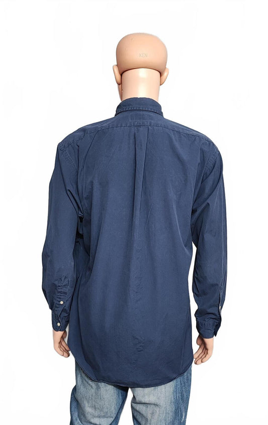 Vintage Ralph Lauren Blake Long Sleeve Shirt Faded Navy Men's Size XXL 2XL