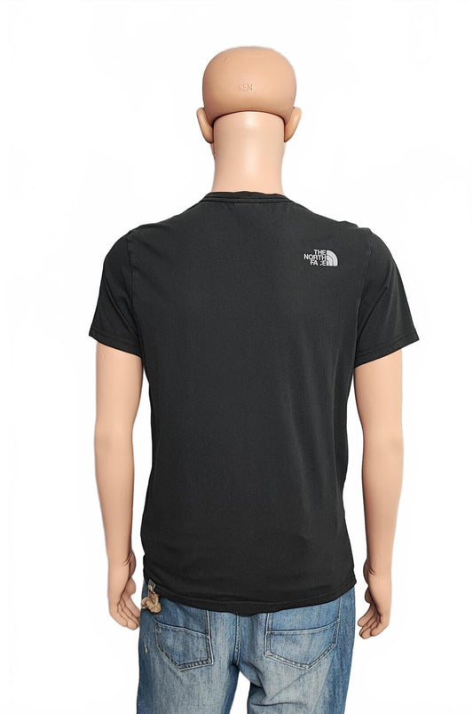 Vintage The North Face Big Back Logo T-Shirt Black White Gorpcore Men's Size M