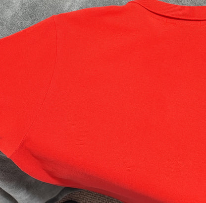 Vintage Ralph Lauren Embroidered Pony Polo Shirt Red Retro 90s Men's Size Small S
