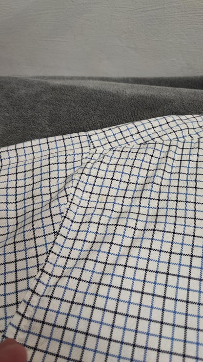 Vintage Tommy Hilfiger Checked Long Sleeve Shirt Blue White Men's Size XXL