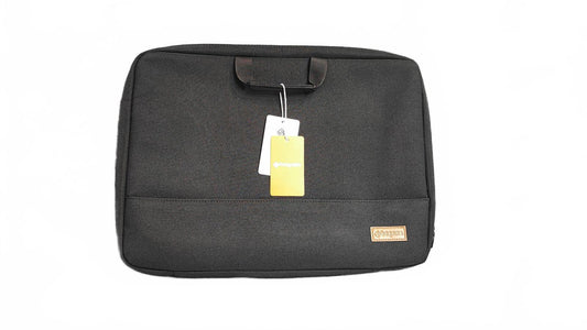 Vintage Bagasin Black Padded Laptop Bag Briefcase Messenger Business Travel Case