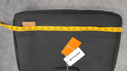 Vintage Bagasin Black Padded Laptop Bag Briefcase Messenger Business Travel Case