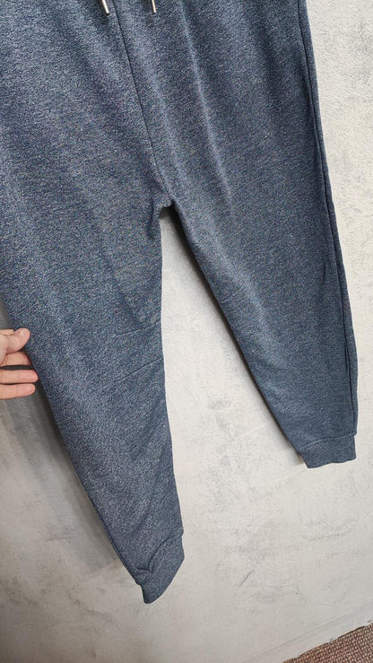 Vintage Cedarwood State Plain Blue Elastic Drawstring Bottoms Joggers Size M