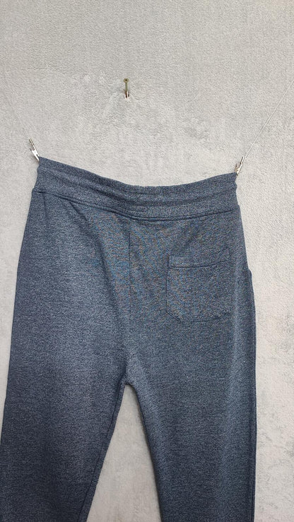 Vintage Cedarwood State Plain Blue Elastic Drawstring Bottoms Joggers Size M