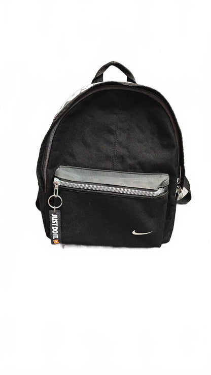 Vintage Nike Just Do It Mini Backpack Black Retro Rucksack Kids Adult Small Bag
