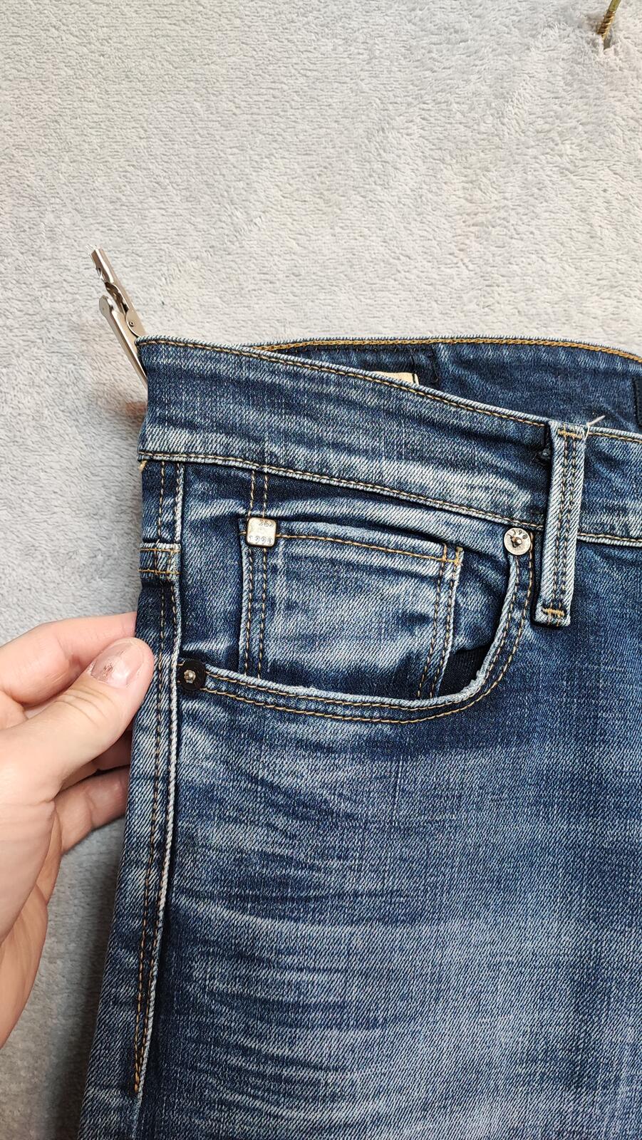 Vintage Jack & Jones Glenn Slim Fit Dark Wash Jeans Y2K Indie Streetwear Men's W31 L32