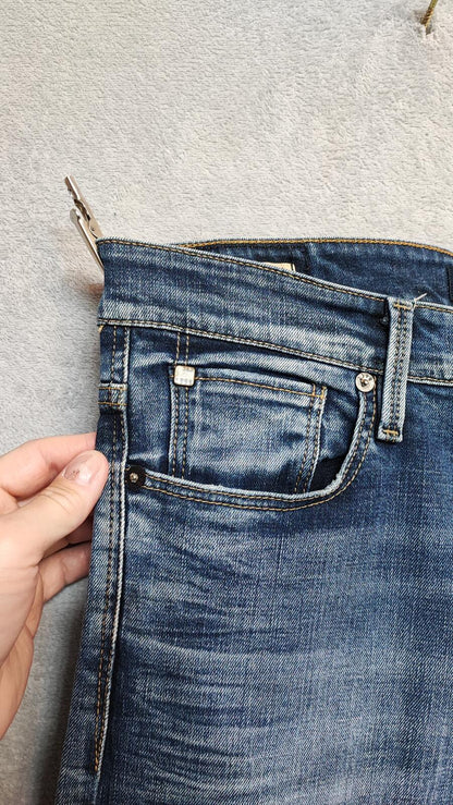 Vintage Jack & Jones Glenn Slim Fit Dark Wash Jeans Y2K Indie Streetwear Men's W31 L32
