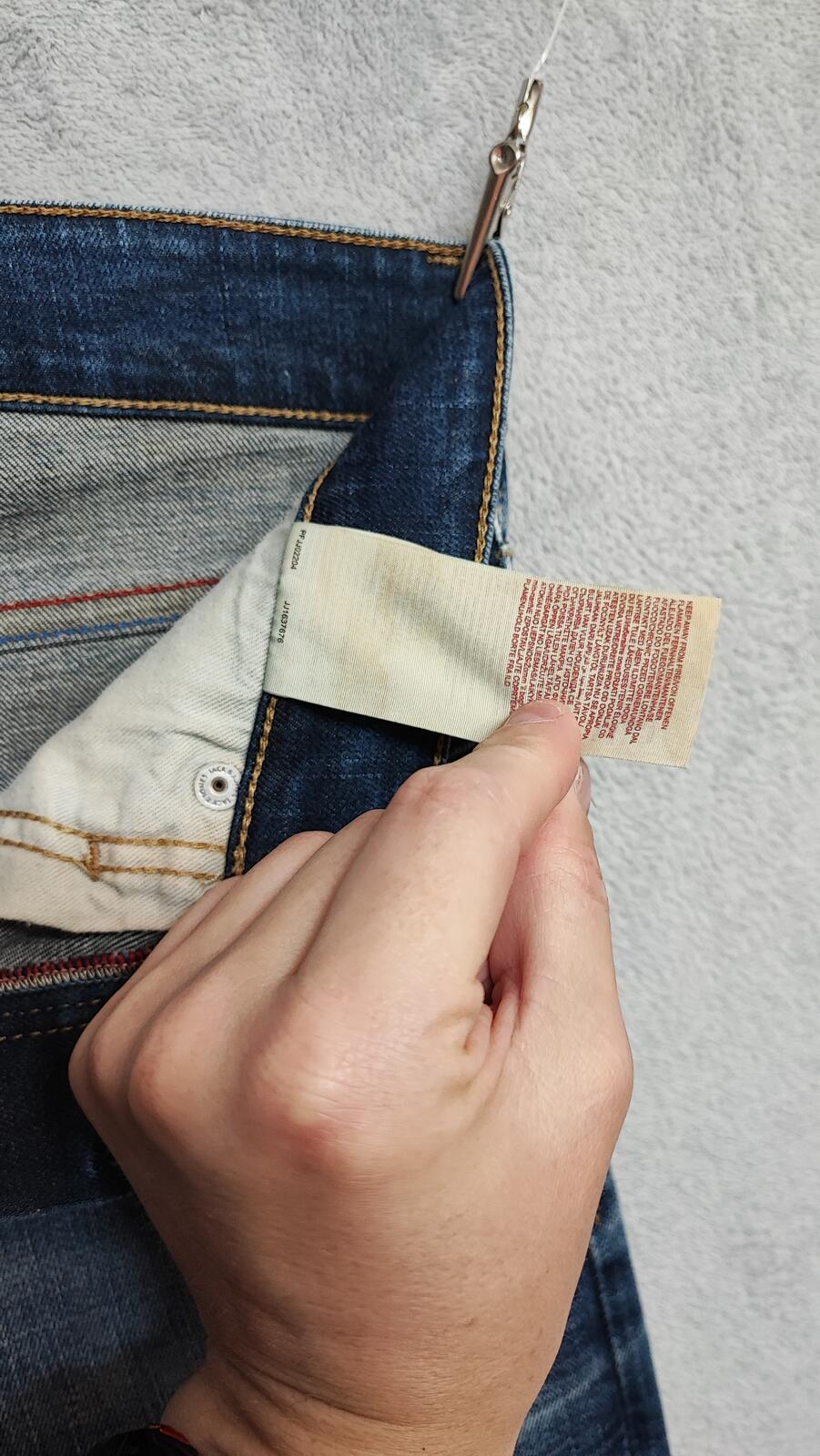 Vintage Jack & Jones Glenn Slim Fit Dark Wash Jeans Y2K Indie Streetwear Men's W31 L32
