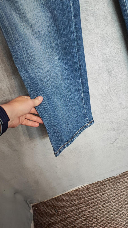 Vintage Next Denims Blue Faded Bootcut Jeans Y2K Indie Skater Men's W33 L30