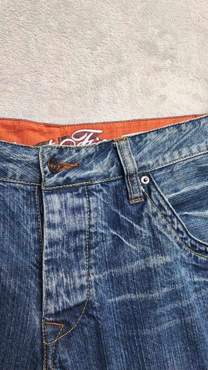 Vintage Next Denims Blue Faded Bootcut Jeans Y2K Indie Skater Men's W33 L30