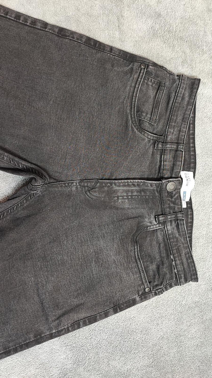 Vintage Easy Faded Black Wash Slim Fit Jeans Y2K Retro Streetwear Men's W32 L30