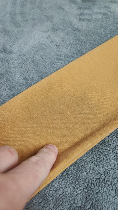 Vintage Asos Design Plain Mustard Yellow Crewneck Long Sleeve Top Men Size Small