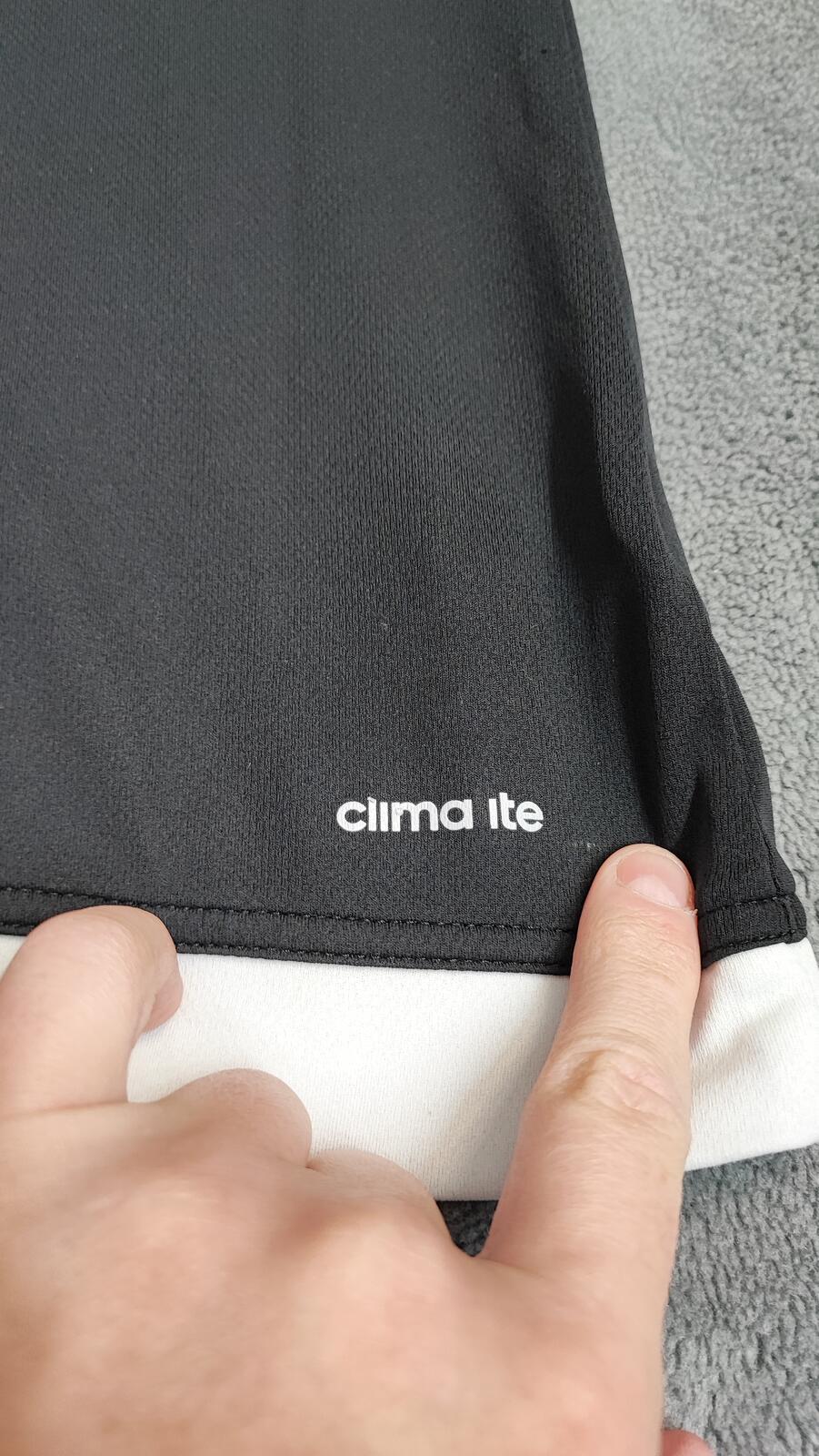 Vintage Adidas Climalite Center Logo T-Shirt Black Men's Size Medium M
