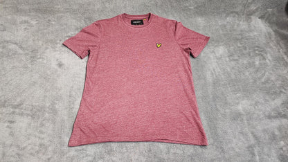 Vintage Lyle & Scott T-Shirt Red Golden Eagle Retro 90s Men's Size Medium M