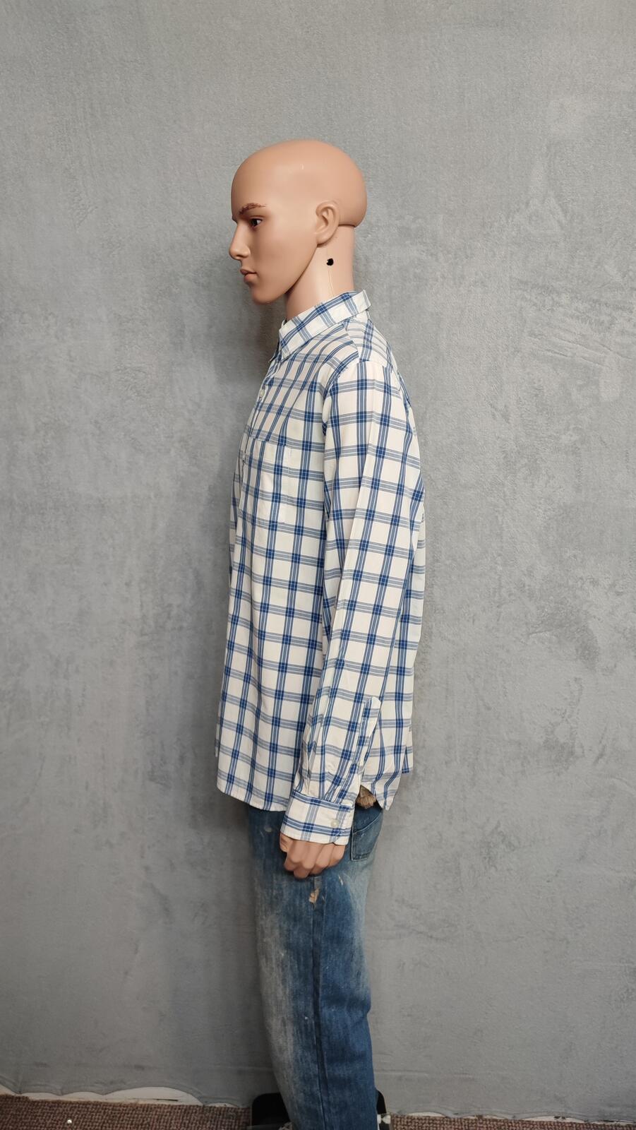 Vintage Old Navy Checked Long Sleeve Plaid Grunge Casual Shirt Blue Men's Large