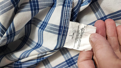 Vintage Old Navy Checked Long Sleeve Plaid Grunge Casual Shirt Blue Men's Large