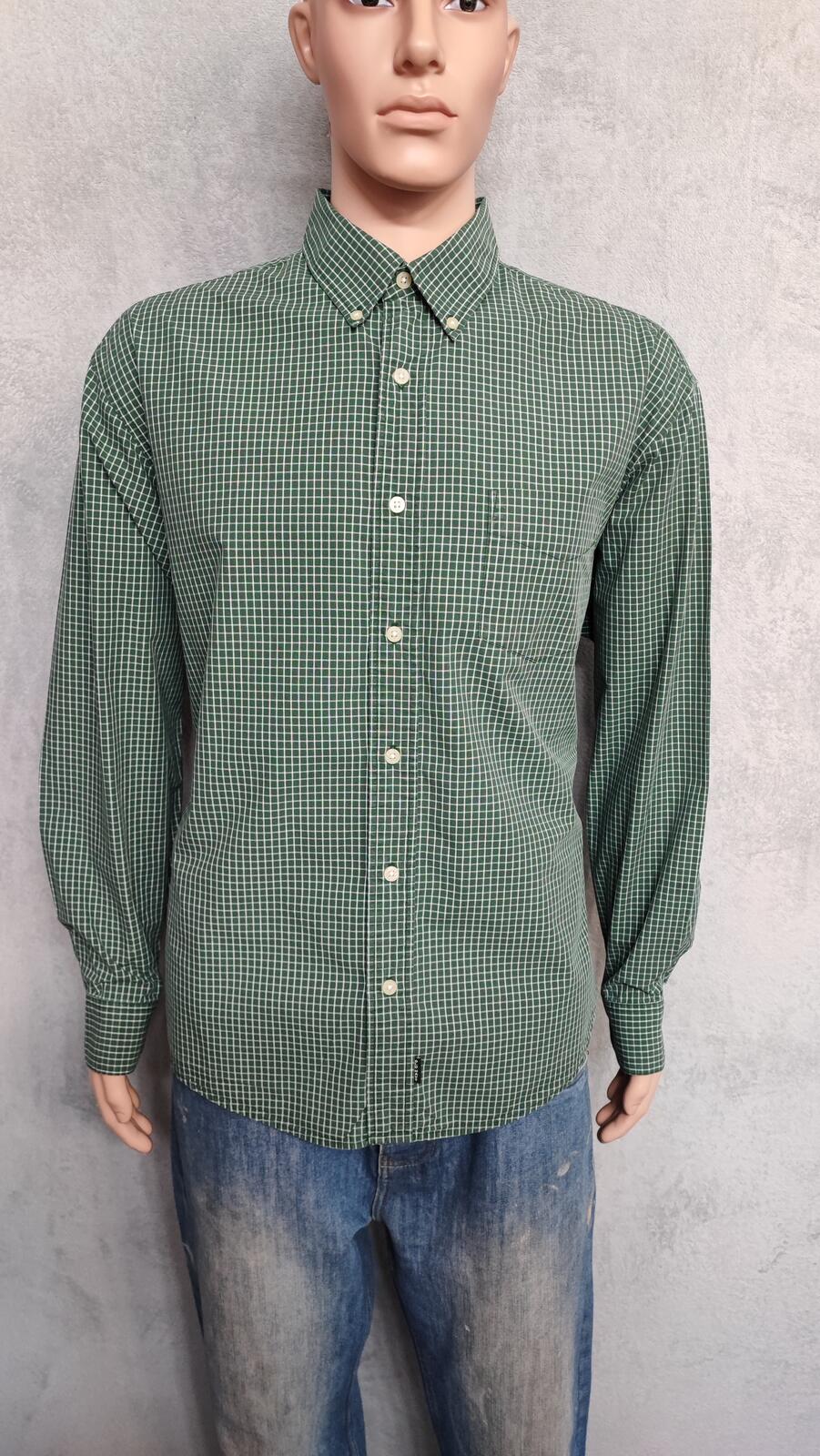 Vintage Old Navy Checked Long Sleeve Plaid Grunge Casual Shirt Green Men Size XL