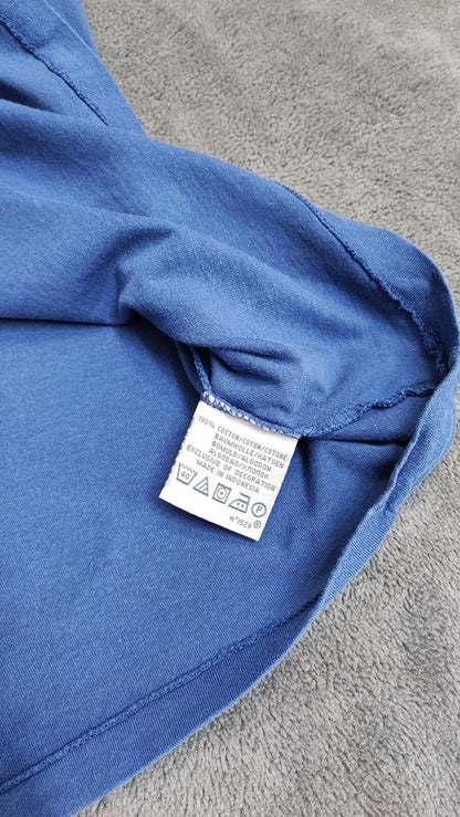 Vintage Ralph Lauren Long Sleeve T-Shirt Blue Retro 90s Men's Size XXL