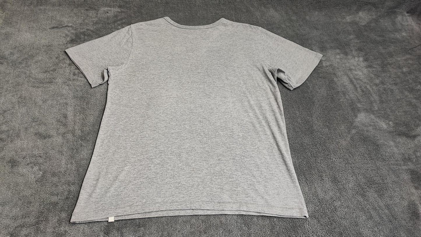 Vintage Lucky You USA Graphic T-Shirt Grey Retro Y2K Men's Size Medium M