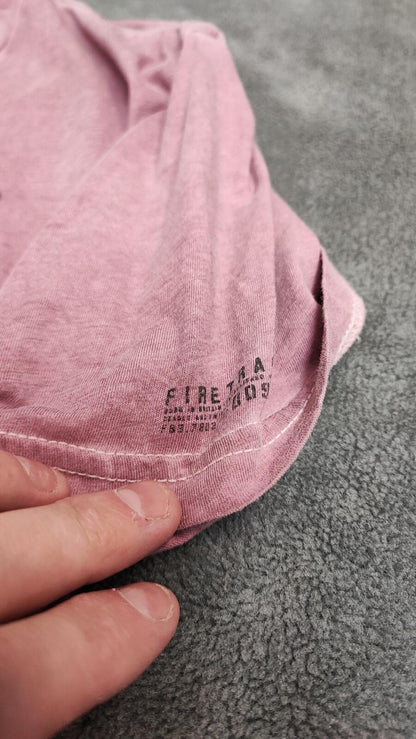 Vintage Firetrap Graphic T-Shirt Pink Retro 90s Streetwear Men's Size Medium M
