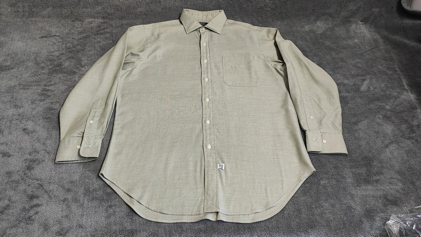 Vintage Polo Ralph Lauren Philip Long Sleeve Shirt Sage Green Men's Size XL