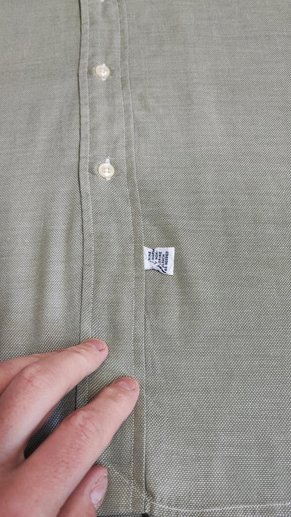Vintage Polo Ralph Lauren Philip Long Sleeve Shirt Sage Green Men's Size XL