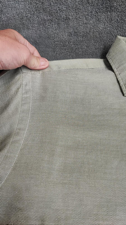 Vintage Polo Ralph Lauren Philip Long Sleeve Shirt Sage Green Men's Size XL