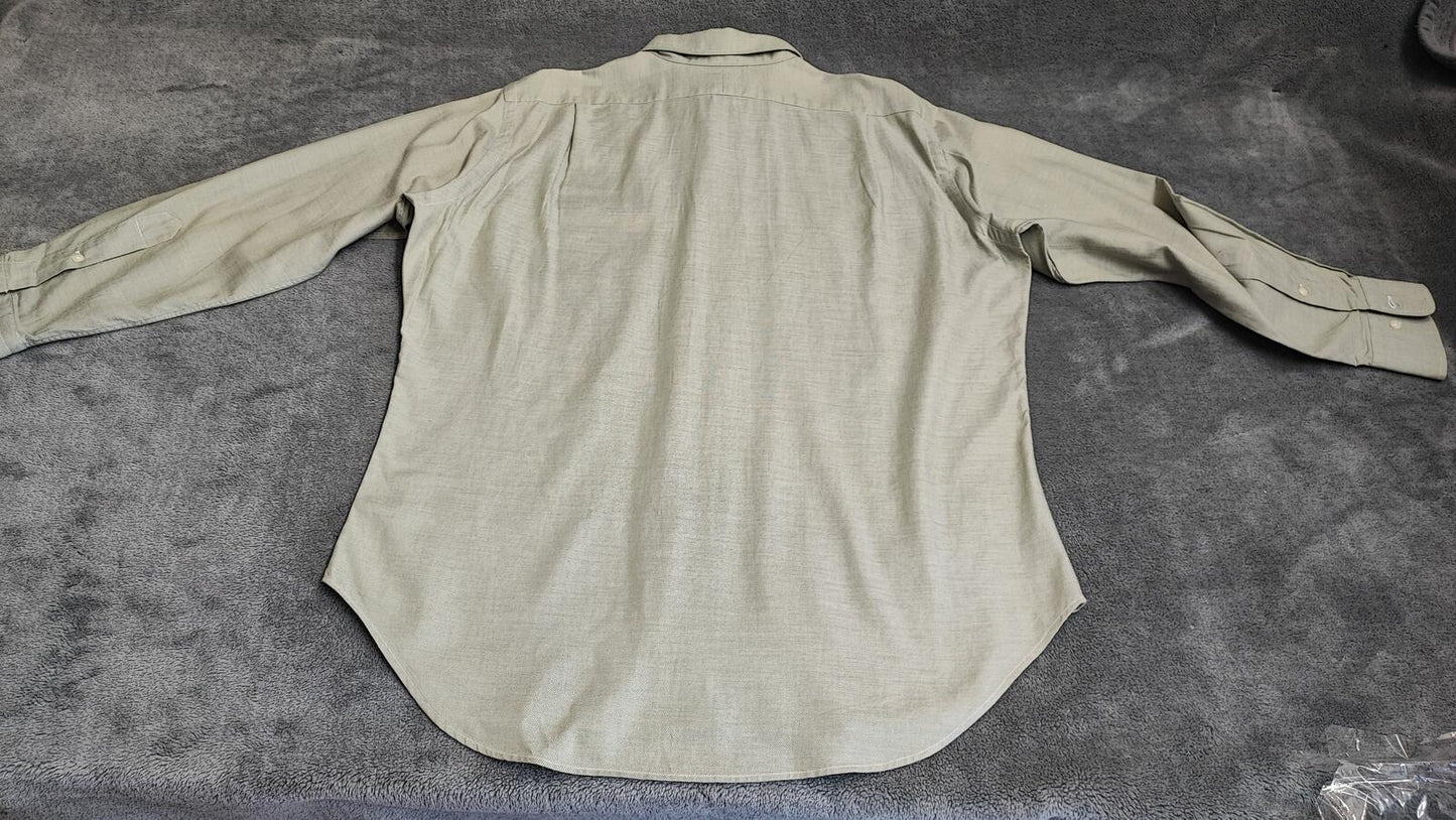Vintage Polo Ralph Lauren Philip Long Sleeve Shirt Sage Green Men's Size XL