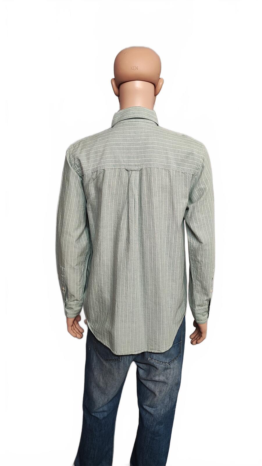 Vintage Chaps Checked Long Sleeve Easy Care Plaid Casual Shirt Green Men's Large