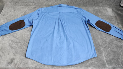 Vintage Chaps Striped Long Sleeve Shirt Blue White Men's Size XXL