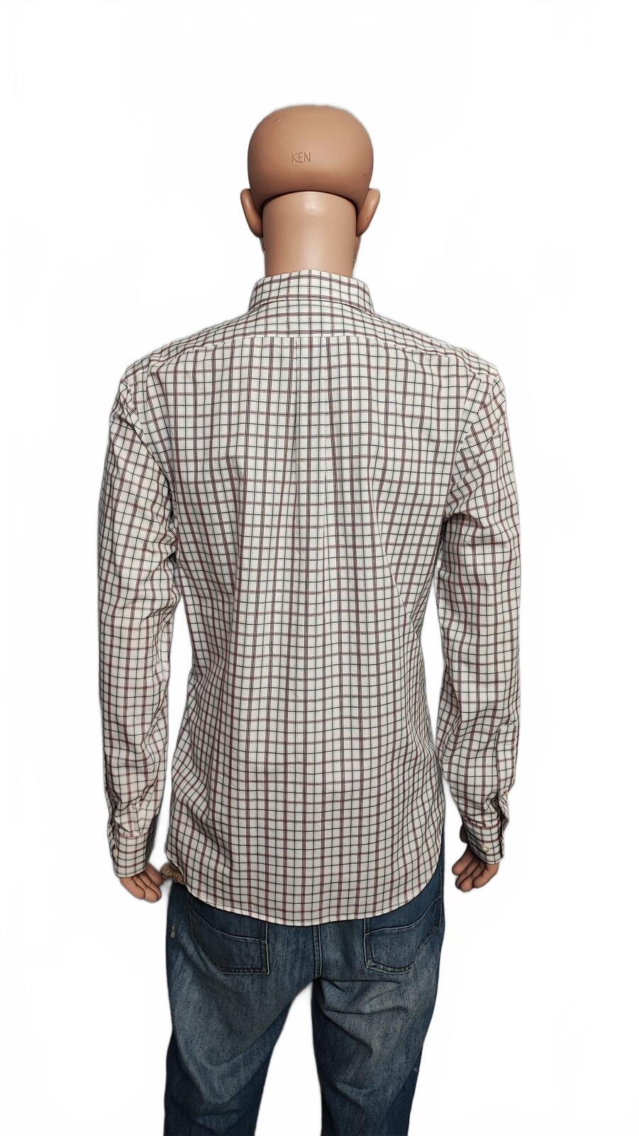 Vintage Old Navy Checked Long Sleeve Plaid Grunge Shirt Red Men Size Large