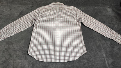 Vintage Old Navy Checked Long Sleeve Plaid Grunge Shirt Red Men Size Large