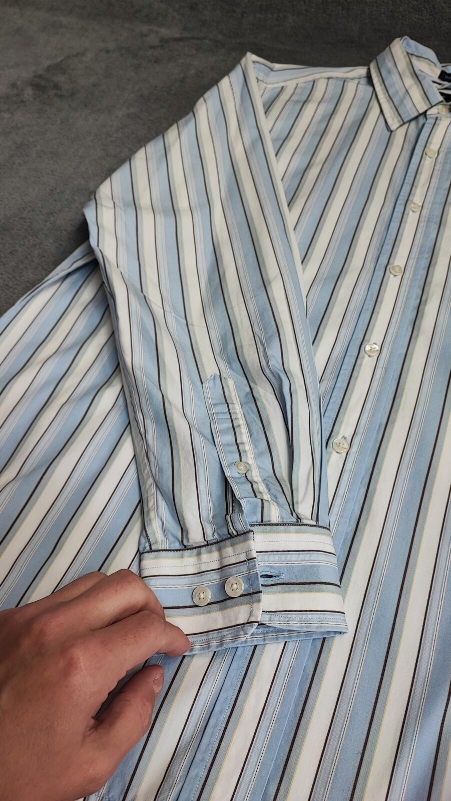 Vintage Gap Checked Long Sleeve Plaid Flannel Grunge Shirt Blue Men Size XL