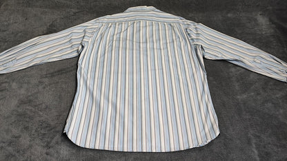 Vintage Gap Checked Long Sleeve Plaid Flannel Grunge Shirt Blue Men Size XL