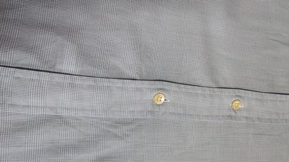 Vintage Polo Ralph Lauren Micro-Check Long Sleeve Shirt Light Blue Men Size XXL