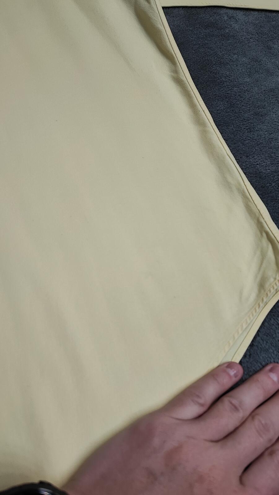 Vintage Ralph Lauren Blake Shirt XXL Yellow Cotton Long Sleeve Distressed Polo