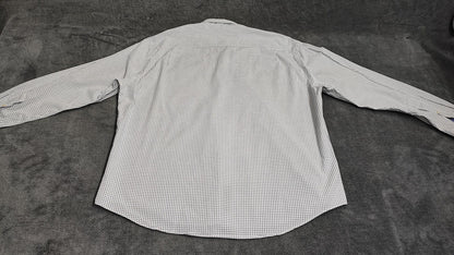 Vintage Nautica Checked Long Sleeve Sailboat Plaid Casual Shirt Men's Size XXL