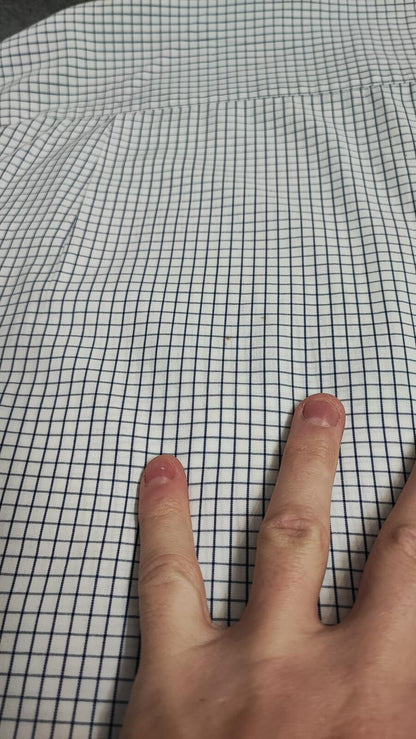 Vintage Nautica Checked Long Sleeve Sailboat Plaid Casual Shirt Men's Size XXL