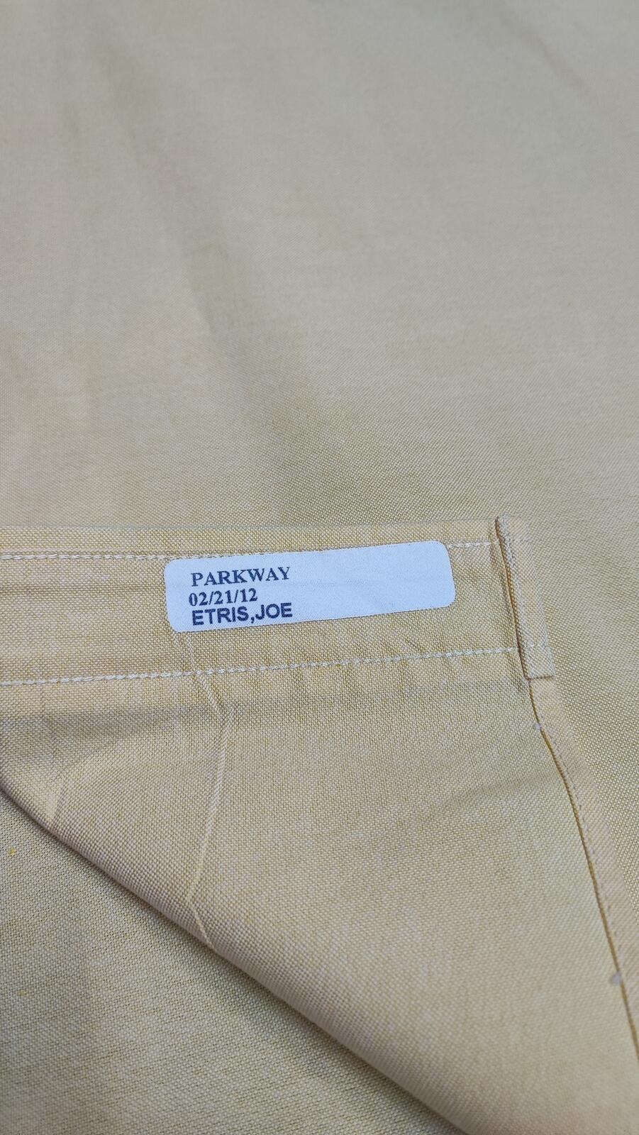 Vintage Chaps Plain Long Sleeve Button Down Shirt Pale Yellow Men Size XXL